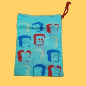 Pan dorobo bread thief drawstring bag